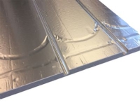 gulvvarmepl t/16 mm - 1175x750x25 +vendespor og alu varmeford.CC 150 6,17 m pr.pl.