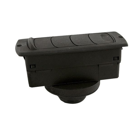 Vinduesdyse med Luk 134x52 Lige Ø:55mm Tilslutning