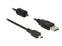 Delock - USB-kabel - USB (han) til mini-USB type B (han) - USB 2.0 - 1.5 m - sort