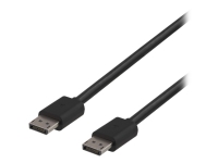 DELTACO DP8K-1020 - DisplayPort kabel - DisplayPort (han) til DisplayPort (han) - DisplayPort 1.4 - 2 m - sort