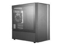 Cooler Master MasterBox NR400 - Tower - micro-ATX - sidepanel med vindue - ingen strømforsyning (ATX / PS/2) - sort - USB/Lyd
