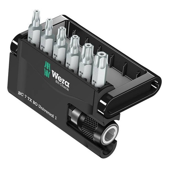 Wera Bitssæt Torx M/boring 8067-6/tx Bo/z