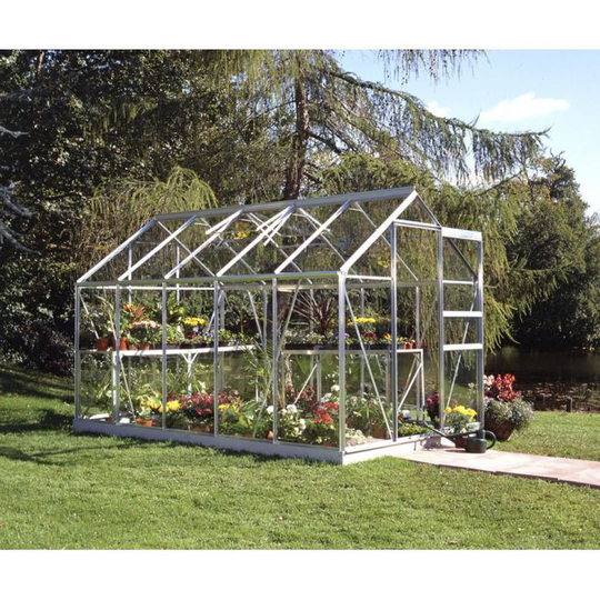 Halls Popular 106 Drivhus 6,2m² med 3 mm glas inkl. fundament - F09188