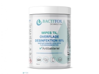 Bactitox Wipes til overfladedesinfektion 80% boks - (100 stk.)
