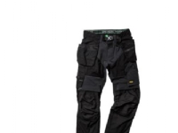 SNICKERS WORKWEAR 6902 FlexiWork, arbejdsbuks+ med hylsterlommer 6902-0404 sort størrelse 48