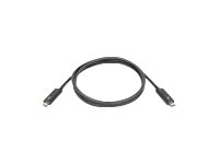Lenovo - Thunderbolt kabel (han) (han) - Thunderbolt 3 - 0.7 m - sort - CRU - for ThinkCentre M80s Gen 3 M80t Gen 3 M90a Gen 3 M90a Pro Gen 3 M90