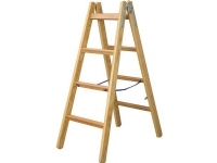 WIBE LADDERS Træwinerstige i massivt fyrretræ 4 trin