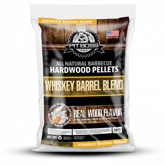 PitBoss Træpiller - whiskey barrel 9 Kg,