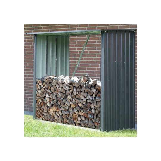 NSH brændely metal antracitgrå 154/142x89x163cm