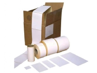 Thermoetiket 102x191mm hvid ECO universal fragtlabel - (350 stk. pr./rulle)