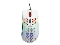 Glorious Model D - Mus - optisk - 6 knapper - kabling - USB 2.0 - hvidmatteret