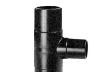 PE T-stk. 90° 160x90mm PN16 - PE100-SDR11. GF