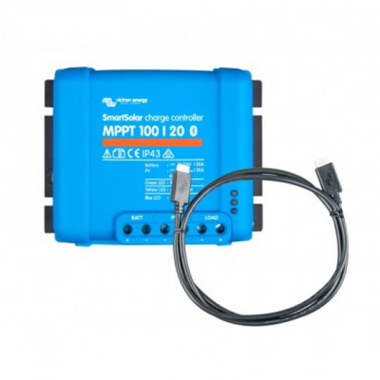 Victron MPPT Solcelleregulator 100/20 regulator 290wp 12v / 580wp 24v