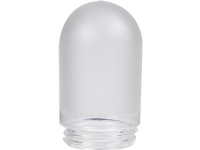Cylinderglas sandblæst m/gevind
