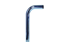 Afløbsrør forkr ø32x220x780mm - vinkel u/roset