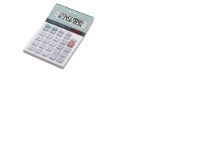 Sharp Elsi Mate EL-M711GGY - Skrivebords-regnemaskine - 10 cifre - solpanel, batteri - sort, hvid