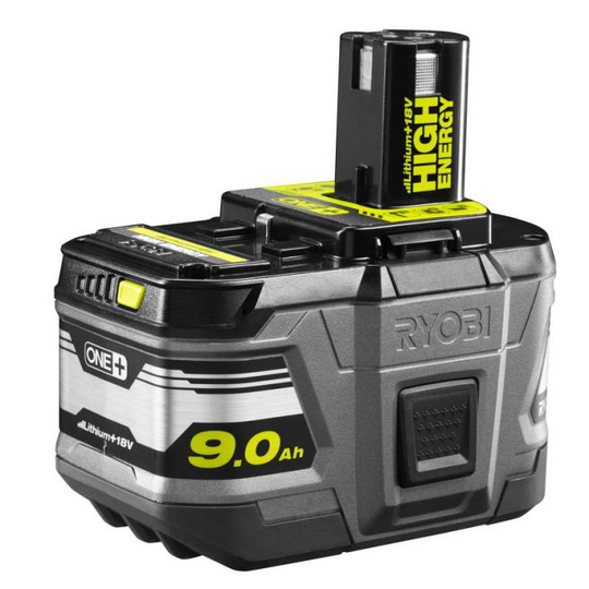 Ryobi Batteri 18V High Energy 9,0 Ah - RB18L90