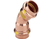 VIEGA Profipress G bøjning 45Gr. 28 mm af kobber, SC-Contur muffe/muffe