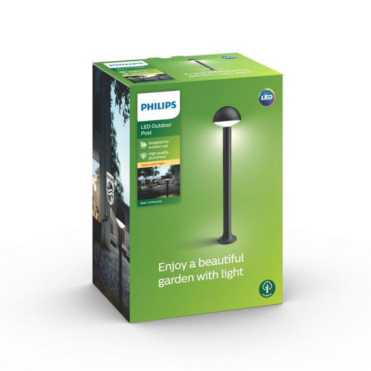 Philips myGarden Dust post antrasit 1x3W 230V - 8718696120699