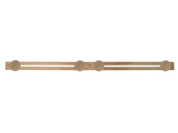 Home>it® knagerække med 4 knopper 58,5×3,5×1,5 cm egetræ natur