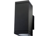 SG ARMATUREN Echo vægarmatur 2x4,5W/827 LED, op og nedadlysende, sort, fatning GU10. - PROFESSIONEL