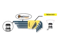 BONDHUS Set of hex keys All type L 0.05-1/2 with ball 13 pcs (10937)