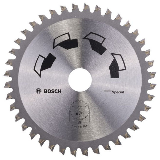 Bosch Rundsavsklinge Special 130x2x20/16mm T40 - 2609256884