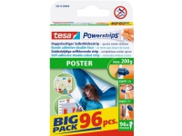 Tesa Powerstrips Poster - Monteringsklæbemiddel (pakke med 96)