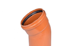 PVC-bøjning 30° 315mm - Wavin