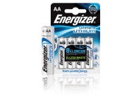 Batterier Energizer Ultimate Lithium AA, 1,5V, pakke a 4 stk.