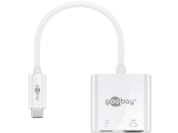 Goobay 51775, USB Type-C, HDMI + USB Type-C, Hanstik, Hunstik, Lige, Lige
