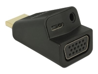 Delock - Video transformer - HDMI - VGA - sort - detailsalg