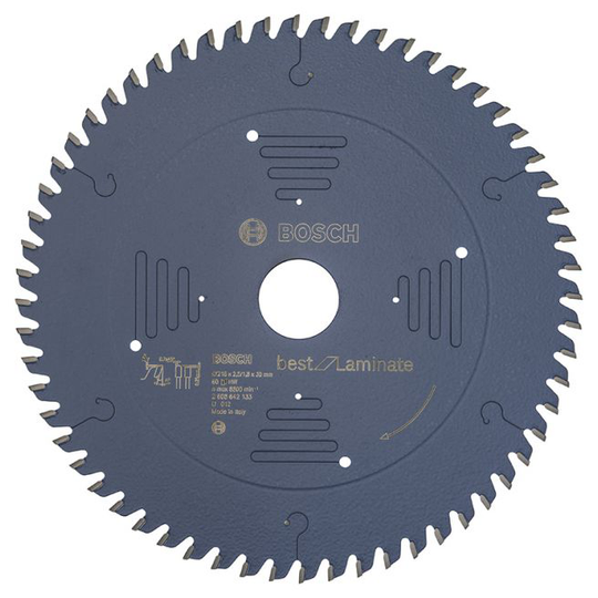 Bosch Rundsavsklinge Best Lam 216x2,5x30mm 60t - 2608642133