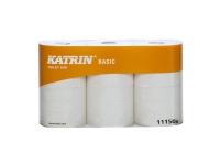 Toiletpapir Katrin Basic 1-lag 98 mm 80 m Natur,7 pk x 6 rl/krt