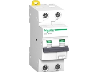 SCHNEIDER ELECTRIC Kombiafbryder HPFi Acti 9 iC60 2P 10A 30mA C karakteristik 10kA klasse A 36 mm