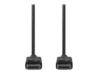 Nedis - DisplayPort kabel - DisplayPort (han) til DisplayPort (han) - DisplayPort 1.2 - 2 m - rund, 4K support - sort