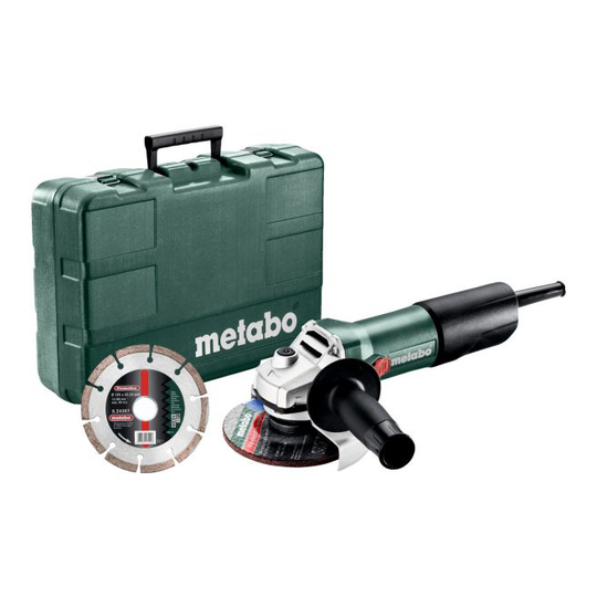 Metabo W 850-125 Set - 603608510 Vinkelsliber kompaktklasse