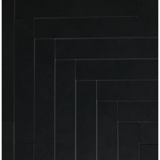 Sildeben Sort 71x445 mm