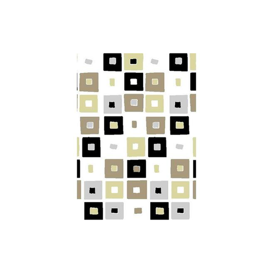 Geyser Square Spots polyester badeforhæng 180x200 cm