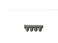 TEA fordelerrør3/4x16mm - 4 grene inklusiv omløbersæt for ALUPEX 16x2. TEA belagt