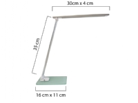 Bordlampe Unilux Popy LED, hvid
