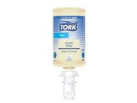 Sæbe flydende Tork S4 Odor-Control Uparfumeret 1000 ml - (6 flasker x 1000 ml)