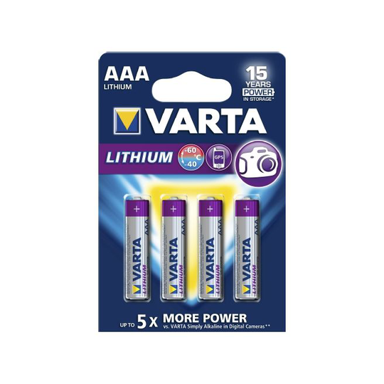 Varta Prof. Lithium - AAA - 4pk.