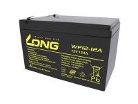 Long WP12-12A/F1 WP12-12A/F1 Blybatteri 12 V 12 Ah Blyfleece (B x H x T) 151 x 98 x 98 mm Fladstik 4,8 mm VDS-certifikation, Lav selvafladning,