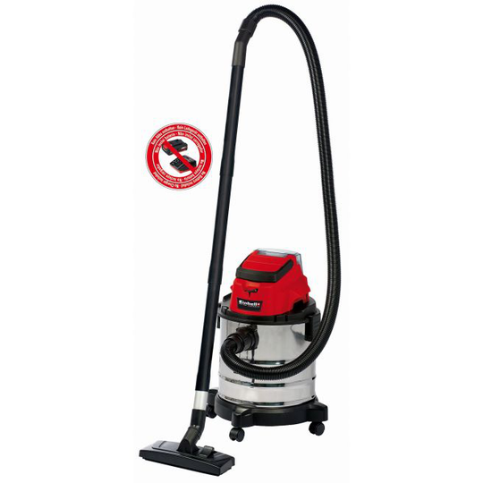 Einhell Akku-våd- og tørstøvsuger 18 V Li-ion Solo - TC-VC 18/20