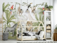 Jungle Safari tapet 243 x 305 cm