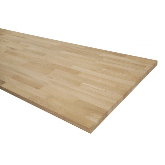 Bordplade Massivtræ Eg, ubehandlet - 202x61cm - 813020