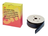 3M TE100034822, Varmekrympet rør, Sort, 12 m, 1,6 mm, 0,8 mm, 120 °C