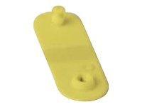 Zebra - Clips til håndledsbånd - gul (pakke med 275) - for Zebra Z-Band QuickClip