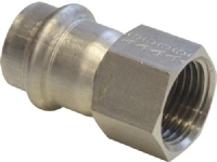 VIEGA Inox overgang 1 1/4x35 mm Inox, rustfri stål, muffe/muffe, SC-Contur